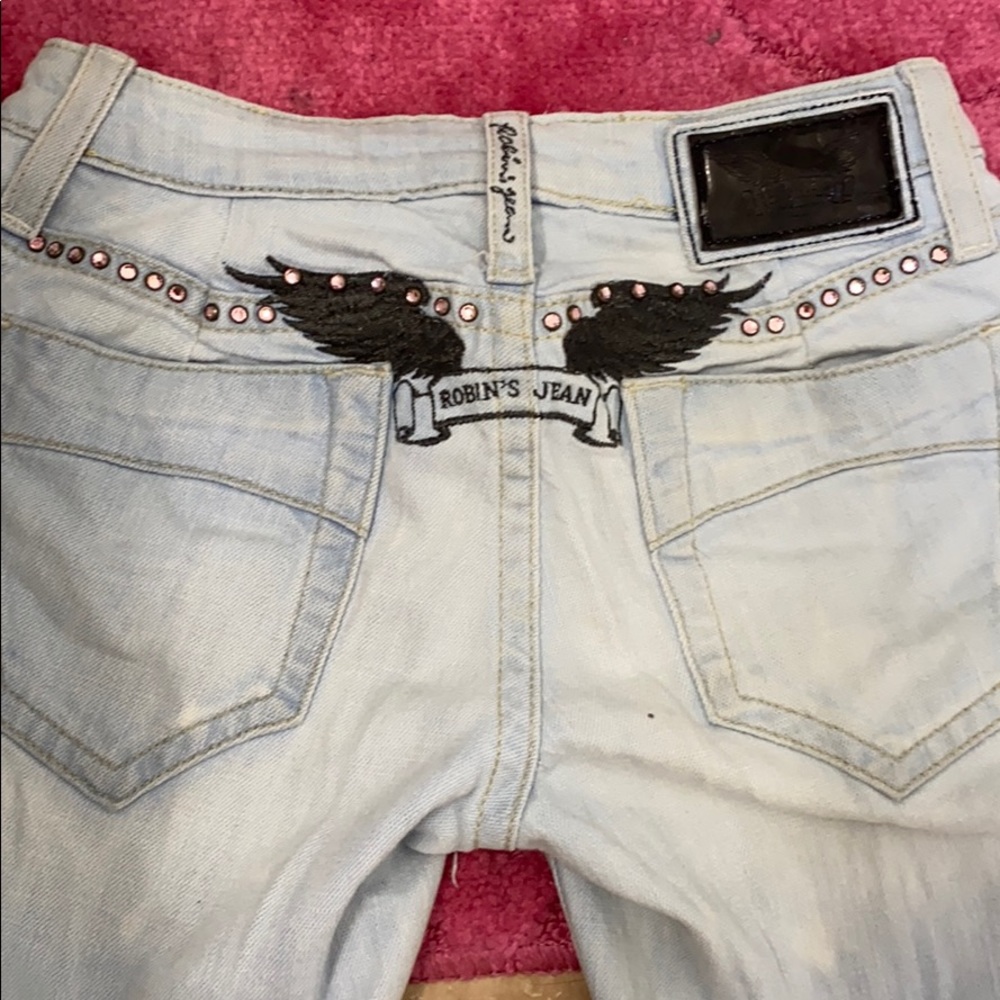 Pink stones Robin Jeans